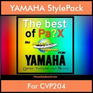 Best Of Series By PK Vol. 1  - Best Of PA - 250 Styles for YAMAHA CVP204 in STY format