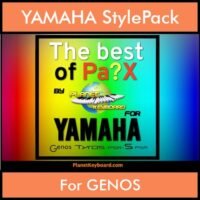 Best Of Series By PK Vol. 1 - Best Of PA - 250 Styles for YAMAHA GENOS in STY format