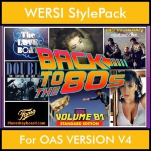 Time Traveler Series By PK Back To The 80s Vol. 1  - Standard Edition - 21 Song Styles for WERSI OAS VERSION V4 in STO format
