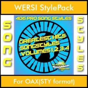 Greatest Hits Song Styles By PK GIGAPACK SONGSTYLES Vol. 1  - Greatest Hits Song Styles - 406 Song Styles for WERSI OAX(STY format) in STY format