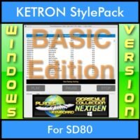 GIGASTYLECOLLECTION NEXTGEN By PK BASIC EDITION With Style Player Software Vol. 1 - FOR PC - 9500 Styles for KETRON SD80 in KST format