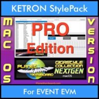 GIGASTYLECOLLECTION NEXTGEN By PK PROFESSIONAL EDITION With Style Player Software Vol. 1 - FOR MAC - 9800 Styles for KETRON EVENT EVM in KST format