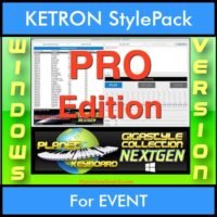 GIGASTYLECOLLECTION NEXTGEN By PK PROFESSIONAL EDITION With Style Player Software Vol. 1 - FOR PC - 9800 Styles for KETRON EVENT in KST format