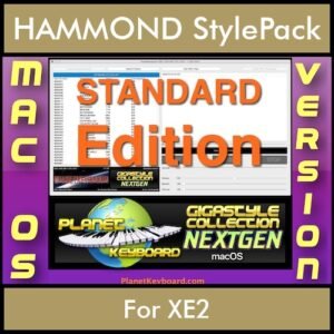 GIGASTYLECOLLECTION NEXTGEN By PK STANDARD EDITION With Style Player Software Vol. 1  - FOR MAC - 9600 Styles for HAMMOND XE2 in PAT format