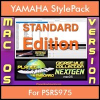 GIGASTYLECOLLECTION NEXTGEN By PK STANDARD EDITION With Style Player Software Vol. 1 - FOR MAC - 9600 Styles for YAMAHA PSRS975 in STY format