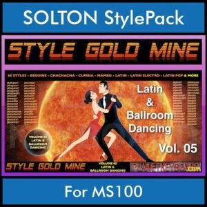 StyleGoldMine By PK Vol. 5  - Latin Ballroom Dancing - 65 Styles for SOLTON MS100 in PAT format