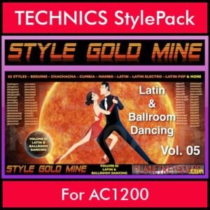 StyleGoldMine By PK Vol. 5  - Latin Ballroom Dancing - 65 Styles for TECHNICS AC1200 in CMP format