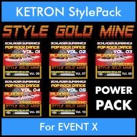 StyleGoldMine By PK POWERPACK STYLEGOLDMINE Vol. 1 - Vol. 06 to Vol. 10 - 300 Styles / Song Styles for KETRON EVENT X in KST format