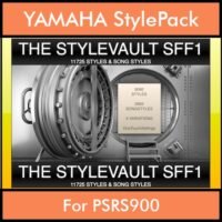 StyleVault Series By PK Vol. 1 - StyleVault SFF1 - 9060 Styles / 2665 Song Styles for YAMAHA PSRS900 in STY format