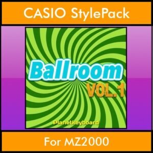 The Greatest Styles By PK Vol. 03  - Ballroom Vol. 01 - 60 Styles / Song Styles for CASIO MZ2000 in STL format