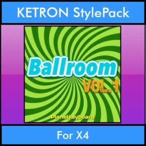 The Greatest Styles By PK Vol. 03  - Ballroom Vol. 01 - 60 Styles / Song Styles for KETRON X4 in PAT format