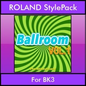 The Greatest Styles By PK Vol. 03  - Ballroom Vol. 01 - 60 Styles / Song Styles for ROLAND BK3 in STL format