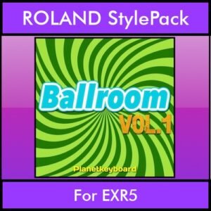 The Greatest Styles By PK Vol. 03  - Ballroom Vol. 01 - 60 Styles / Song Styles for ROLAND EXR5 in STL format