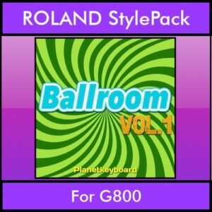 The Greatest Styles By PK Vol. 03  - Ballroom Vol. 01 - 60 Styles / Song Styles for ROLAND G800 in STL format