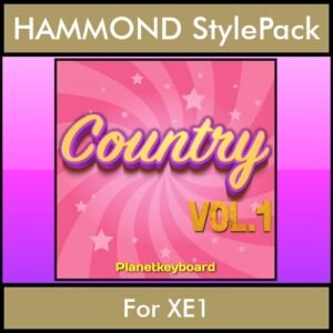 The Greatest Styles By PK Vol. 07  - Country Vol. 01 - 60 Styles / Song Styles for HAMMOND XE1 in PAT format