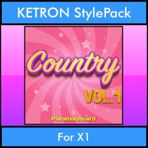 The Greatest Styles By PK Vol. 07  - Country Vol. 01 - 60 Styles / Song Styles for KETRON X1 in PAT format