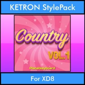 The Greatest Styles By PK Vol. 07  - Country Vol. 01 - 60 Styles / Song Styles for KETRON XD8 in PAT format