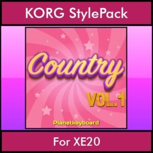 The Greatest Styles By PK Vol. 07  - Country Vol. 01 - 60 Styles / Song Styles for KORG XE20 in STY format