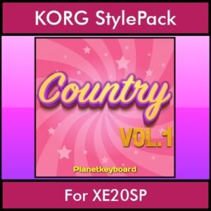 The Greatest Styles By PK Vol. 07  - Country Vol. 01 - 60 Styles / Song Styles for KORG XE20SP in STY format