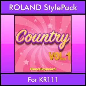 The Greatest Styles By PK Vol. 07  - Country Vol. 01 - 60 Styles / Song Styles for ROLAND KR111 in STL format