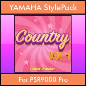 The Greatest Styles By PK Vol. 07  - Country Vol. 01 - 60 Styles / Song Styles for YAMAHA PSR9000 Pro in STY format