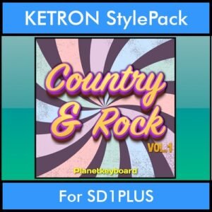 The Greatest Styles By PK Vol. 08  - Country and Rock Vol. 01 - 60 Styles / Song Styles for KETRON SD1PLUS in PAT format