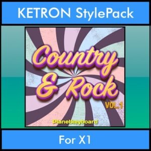 The Greatest Styles By PK Vol. 08  - Country and Rock Vol. 01 - 60 Styles / Song Styles for KETRON X1 in PAT format