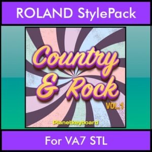 The Greatest Styles By PK Vol. 08  - Country and Rock Vol. 01 - 60 Styles / Song Styles for ROLAND VA7 STL in STL format