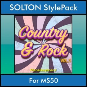 The Greatest Styles By PK Vol. 08  - Country and Rock Vol. 01 - 60 Styles / Song Styles for SOLTON MS50 in PAT format