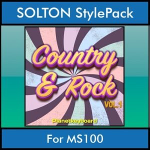 The Greatest Styles By PK Vol. 08  - Country and Rock Vol. 01 - 60 Styles / Song Styles for SOLTON MS100 in PAT format