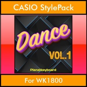 The Greatest Styles By PK Vol. 09  - Dance Vol. 01 - 60 Styles / Song Styles for CASIO WK1800 in STL format