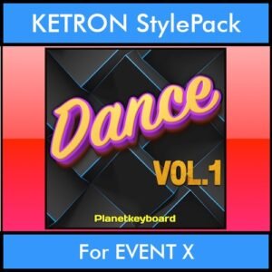 The Greatest Styles By PK Vol. 09  - Dance Vol. 01 - 60 Styles / Song Styles for KETRON EVENT X in KST format