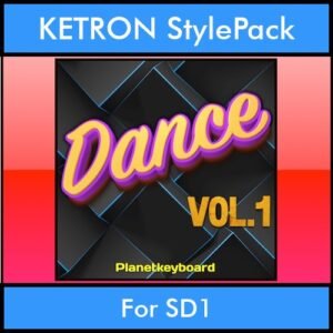 The Greatest Styles By PK Vol. 09  - Dance Vol. 01 - 60 Styles / Song Styles for KETRON SD1 in PAT format