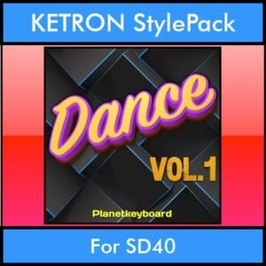 The Greatest Styles By PK Vol. 09  - Dance Vol. 01 - 60 Styles / Song Styles for KETRON SD40 in KST format