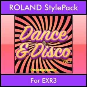 The Greatest Styles By PK Vol. 11  - Dance & Disco Vol. 01 - 60 Styles / Song Styles for ROLAND EXR3 in STL format