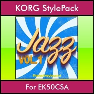 The Greatest Styles By PK Vol. 12  - Jazz Vol. 01 - 60 Styles / Song Styles for KORG EK50CSA in STY format