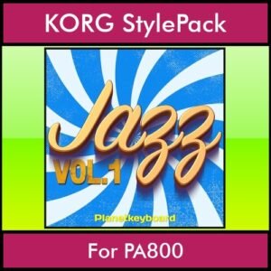 The Greatest Styles By PK Vol. 12  - Jazz Vol. 01 - 60 Styles / Song Styles for KORG PA800 in STY format