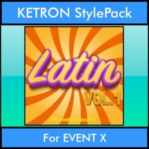 The Greatest Styles By PK Vol. 15  - Latin Vol. 01 - 60 Styles / Song Styles for KETRON EVENT X in KST format