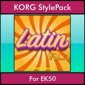 The Greatest Styles By PK Vol. 15  - Latin Vol. 01 - 60 Styles / Song Styles for KORG EK50 in STY format