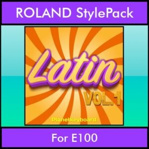 The Greatest Styles By PK Vol. 15  - Latin Vol. 01 - 60 Styles / Song Styles for ROLAND E100 in STL format