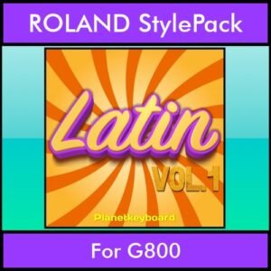 The Greatest Styles By PK Vol. 15  - Latin Vol. 01 - 60 Styles / Song Styles for ROLAND G800 in STL format