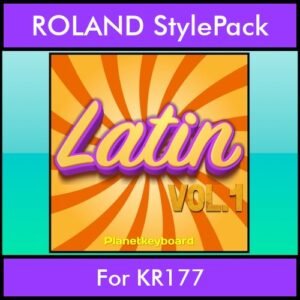 The Greatest Styles By PK Vol. 15  - Latin Vol. 01 - 60 Styles / Song Styles for ROLAND KR177 in STL format