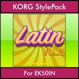 The Greatest Styles By PK Vol. 17  - Latin Vol. 03 - 60 Styles / Song Styles for KORG EK50IN in STY format