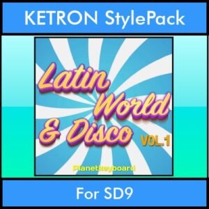 The Greatest Styles By PK Vol. 18  - Latin World and Disco Vol. 01 - 60 Styles / Song Styles for KETRON SD9 in KST format