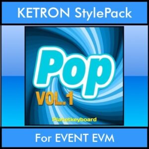 The Greatest Styles By PK Vol. 19  - Pop Vol. 01 - 60 Styles / Song Styles for KETRON EVENT EVM in KST format