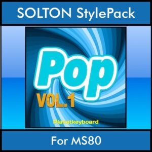 The Greatest Styles By PK Vol. 19  - Pop Vol. 01 - 60 Styles / Song Styles for SOLTON MS80 in PAT format