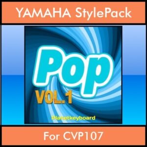 The Greatest Styles By PK Vol. 19  - Pop Vol. 01 - 60 Styles / Song Styles for YAMAHA CVP107 in STY format