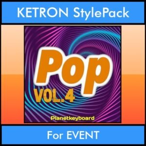 The Greatest Styles By PK Vol. 22  - Pop Vol. 04 - 60 Styles / Song Styles for KETRON EVENT in KST format