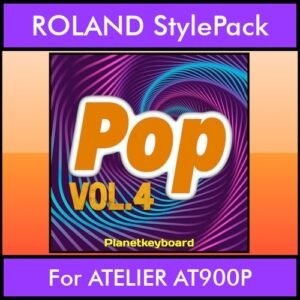 The Greatest Styles By PK Vol. 22  - Pop Vol. 04 - 60 Styles / Song Styles for ROLAND ATELIER AT900P in STL format