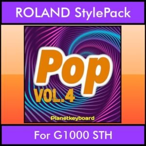 The Greatest Styles By PK Vol. 22  - Pop Vol. 04 - 60 Styles / Song Styles for ROLAND G1000 STH in STH format